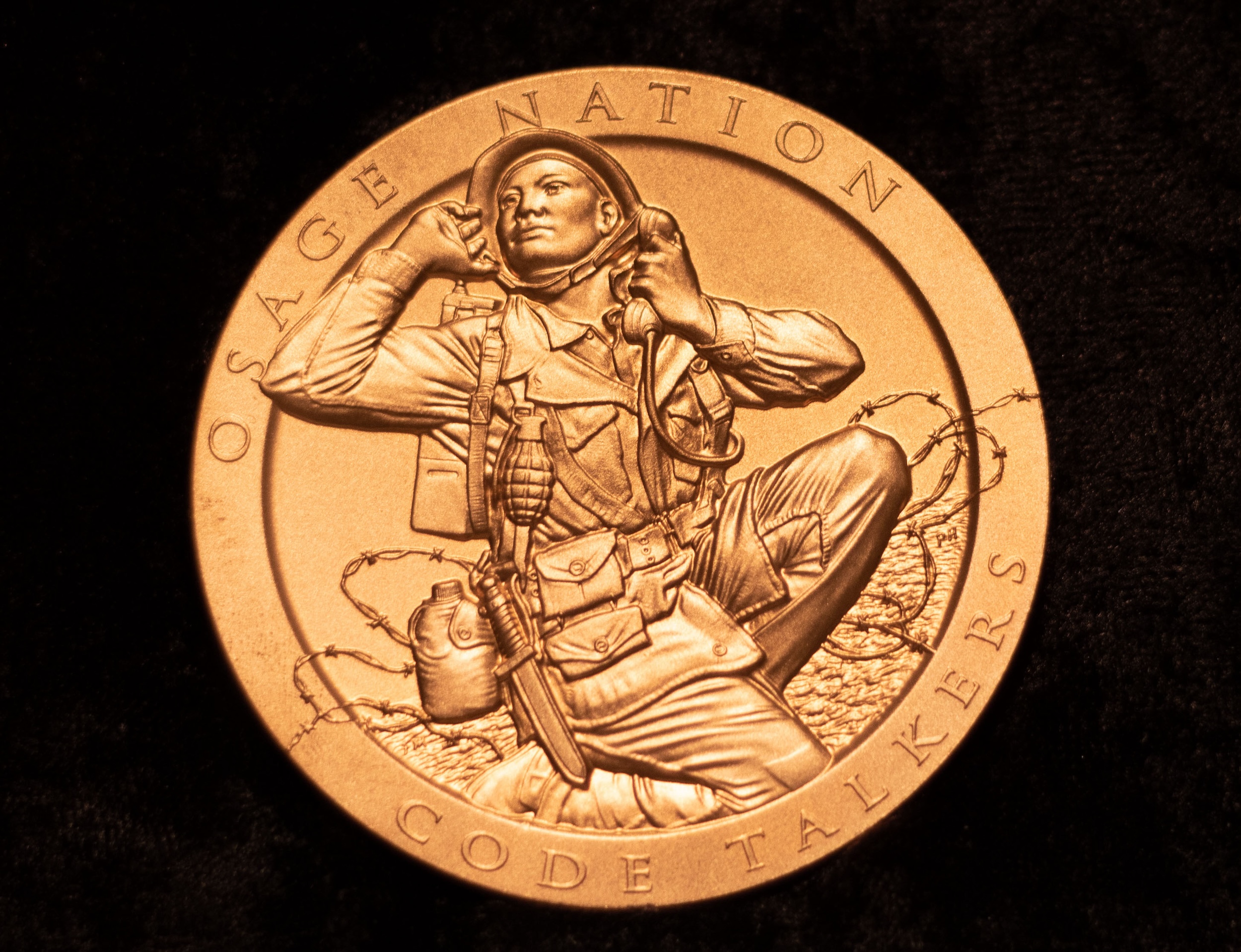 Generations of History – Osage Code Talker Medal | Osage Nation